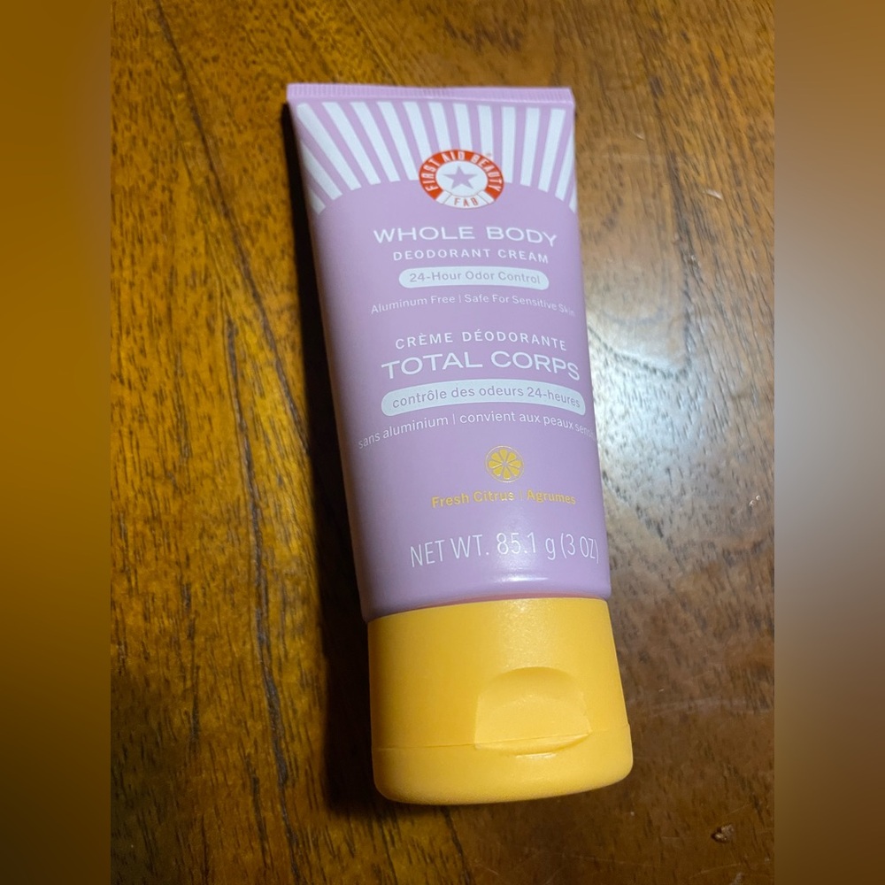 First Aid Beauty Whole Body Deodorant Cream -  NWT